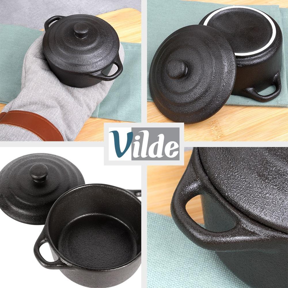 Ovenproof Baking Dish Bowl Ramekin with Lid 300 Ml