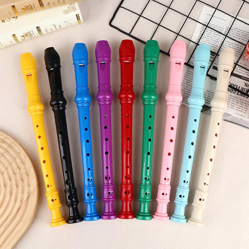 8-Hole Flute Set Vertical Flute Beginners Professional Practice Recorders Abs Flute With Cleaning Rod Orff Woodwinds Instruments