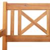 Garden Chairs 8 pcs Natural Solid Acacia Wood