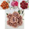 Romantic Rose Home Decor Wedding Table Centerpiece Faux Flowers For Interior Design