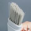 Window Groove Cleaning Brush Windows Slot Cleaner for Door Floor Gap Keyboard Brush+Dustpan 2 In 1 Household Cleaning Tools Kit