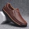 Men's Genuine Leather Retro Large Size Ultra-light Handmade Casual Shoes Men's Ankle Boots