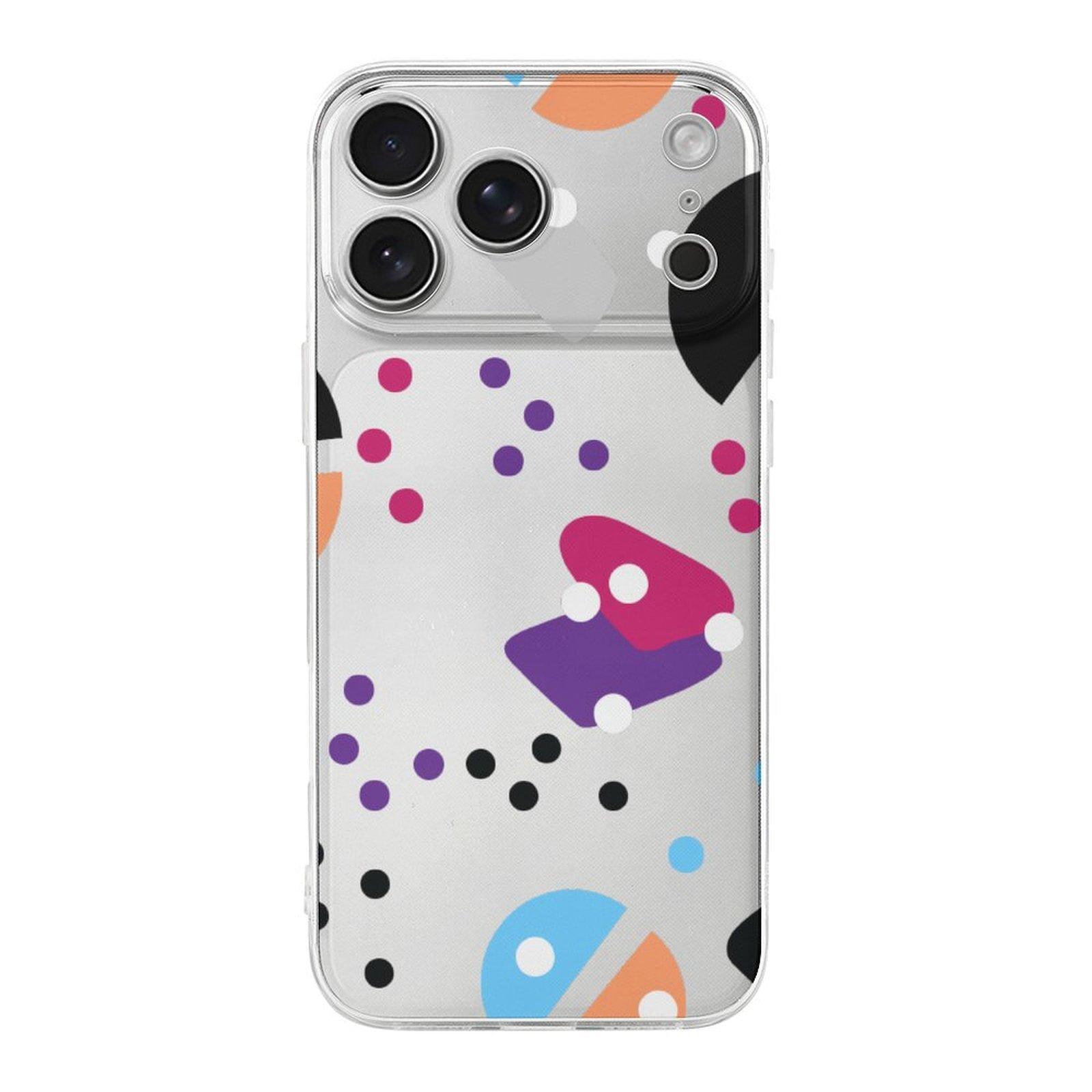 

1 Pack For Iphone 17/17Air/17Pro/17ProMax TPU Clear Case With Soft Impact Cushion, Anti-Yellow Protection, and Screen Lip Design IPHONE-17ProMax белый