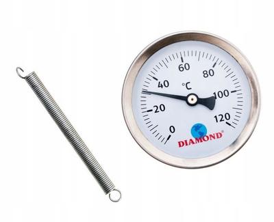 Bimetallic Surface Thermometer 63 Mm 0-120 Deg.c