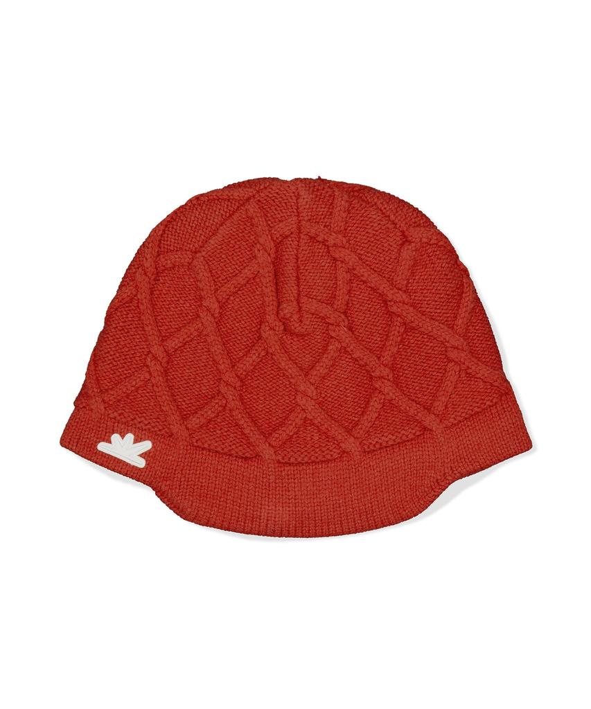 Sseonleobeutueo Cable Visor Beanie Red