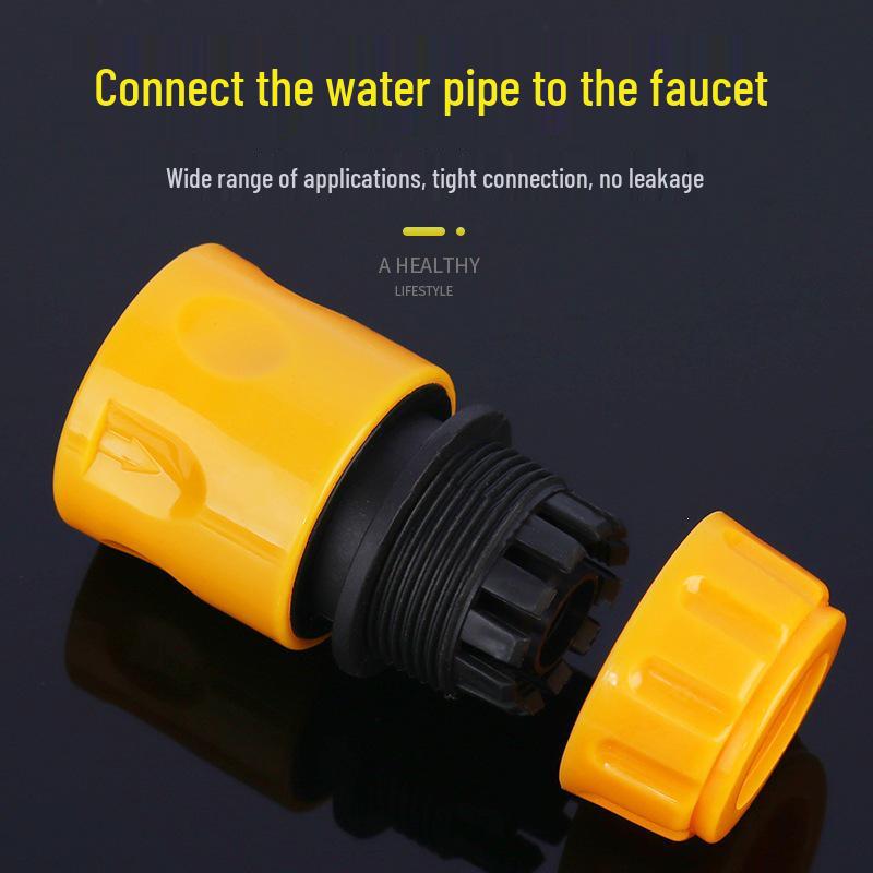4-Point Plastic Quick Connector for Garden Hoses and Car Wash Guns