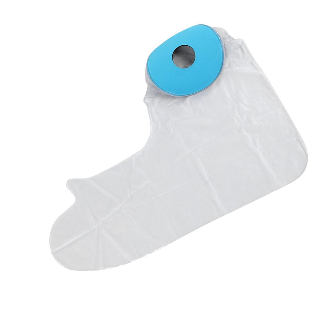 Blå dykmaterialringar PVC duschskydd vuxen hel arm P2202 62cm