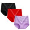Set of 3 High-Waisted Women's Jacquard Panties - Sexy, Postpartum Abdomen Control, Hip Lift Design.