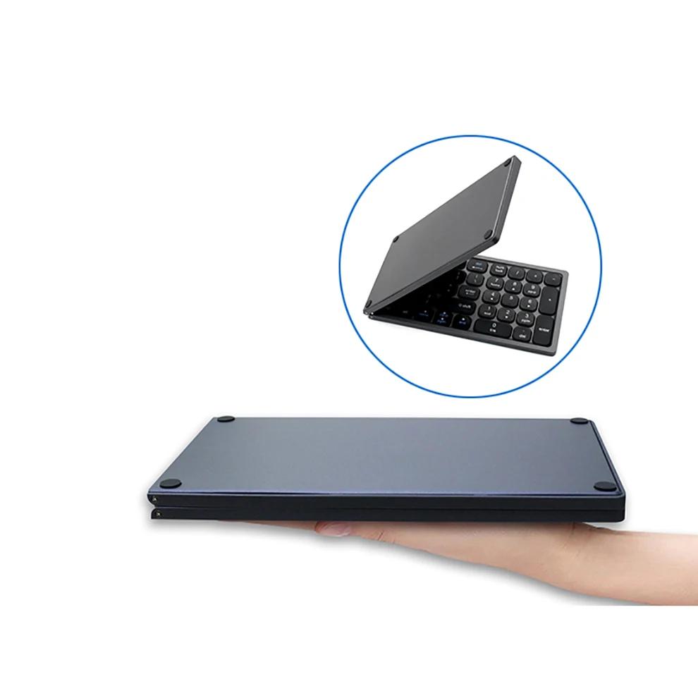 Cheap Foldable Bluetooth Keyboard with Touchpad Full-Size Wireless ...