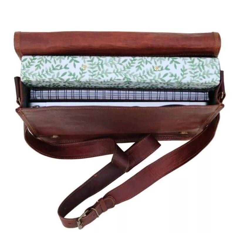Men's Handmade Messenger Brown New Vintage Leather Shoulder Satchel Laptop Bag