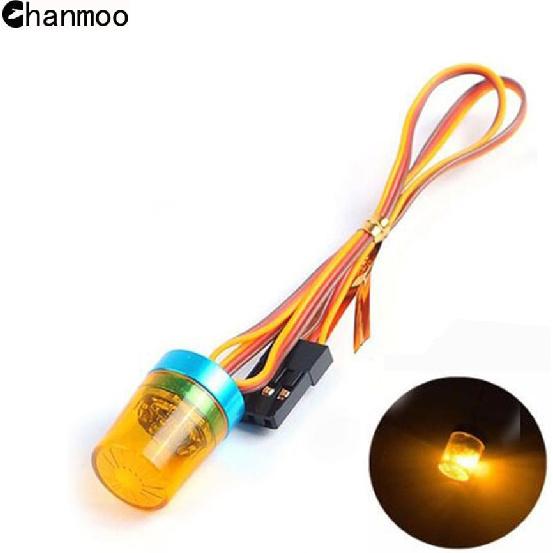 1/10 1/14 RC Car Led Flash Lights Police OD 13MM Multi-Function 360 Degree Rotating Flashing Lamp for 1:10 RC Off Road Car 1:14 Tamiya Tractor RC