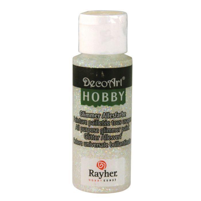 Peinture acrylique - DECOART - Irisé Pailleté - 59 ml - Brillant - Tous supports