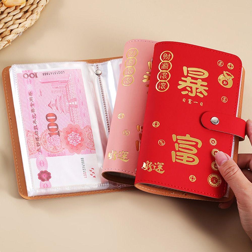 Get Rich Overnight Money Collection Book PU Savings Challenges Book Gift Savings Binder  Children