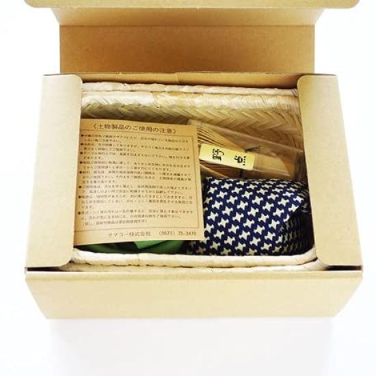 Yamako Tea Tea Matcha 7 Piece Temahima Matcha Tea Tea Bamboo Tea Introductory Compact 79421 Utensils, Utensils, Chaki, Set, Yellow, Set, Kobo, Bowl,