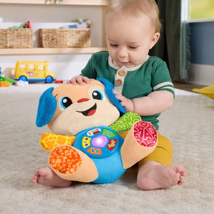 Peluche musicale d'apprentissage - Fisher-Price - Smart Stages - Multilingue - 80 chansons et sons