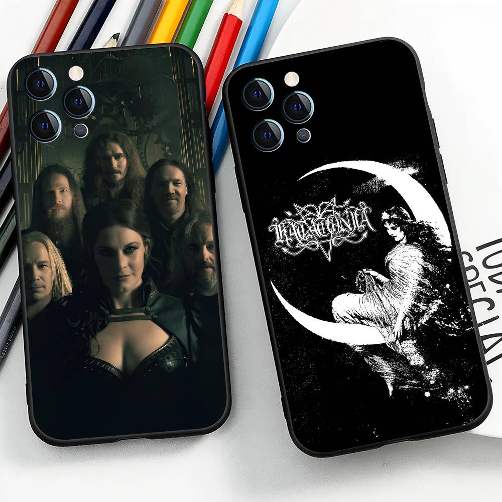 Band n-Nightwish-h For iPhone 17 Air 16 15 14 13 12 11 Pro Black Soft Cover Phone Case