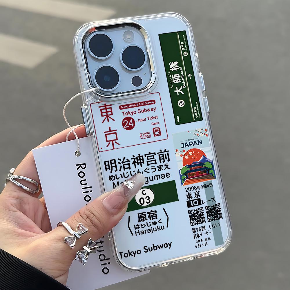 Fashion Retro Japan Label New Phone Case For Google Pixel 10 9 8 7 8A 9A XL Pro 4G 5G Transparent Soft Silicone TPU Back Cover