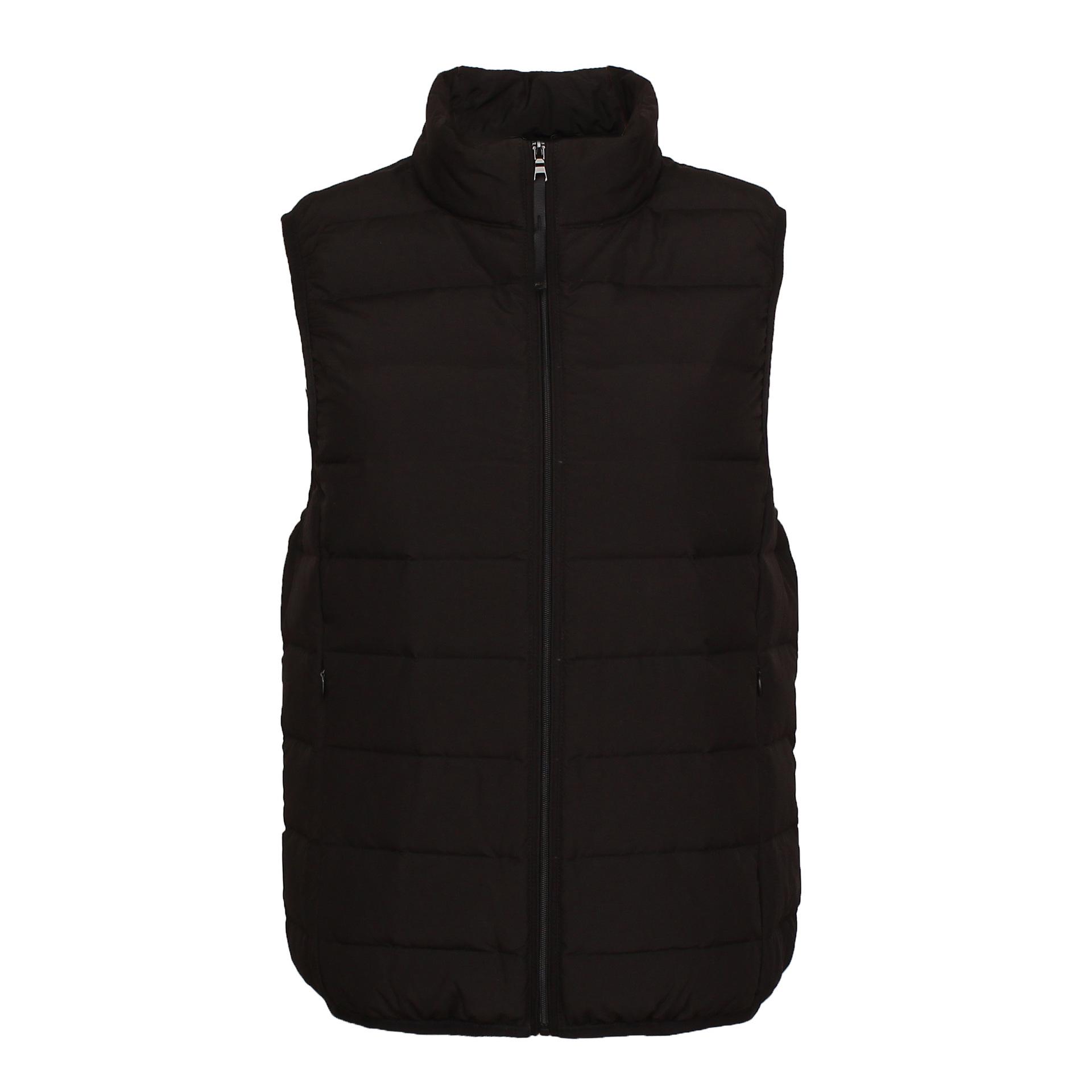 

Feather Women s 90-flee женская одежда жилет с воротником-стойкой бесшовный пуховик с клеевым прессованием жилет куртка большого размера осень и зима XXXL чёрный