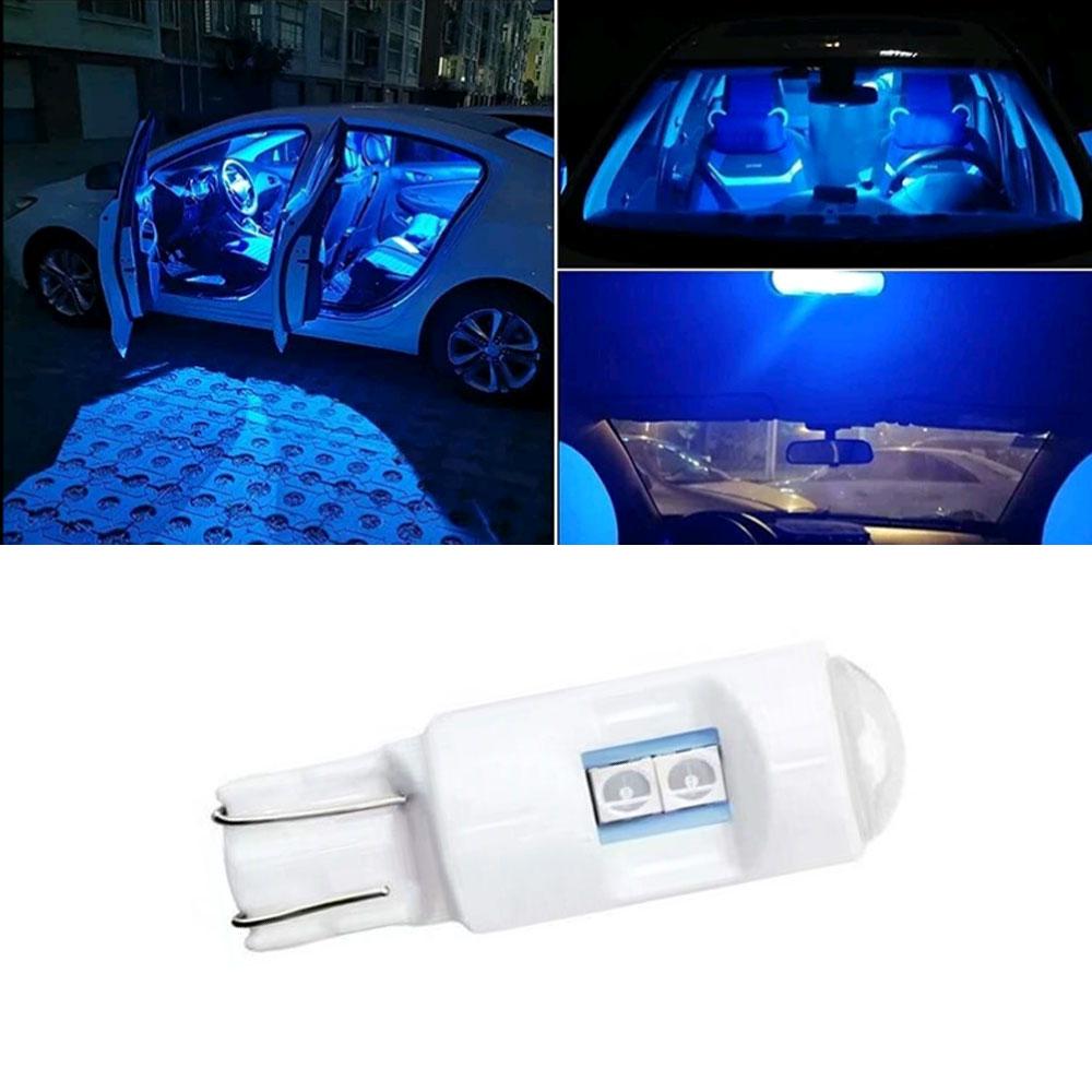 1Pc Car Wedge Interior Light Source T10 W5W WY5W Parking Bulb Ceramic 3030 LED Reading Light License Plate Lamp Accessories