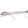60W CO2 Laser Tube 49.2 In / 1250 Mm Borosilicate Glass Laser Cutter Tube