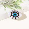 Devil's Eye Hairpin Round Grab Pin Headgear Blue Eyes Shark Clip Bohemian Evil Eye Greek Devil's Eye Hair Clips Claw Clip