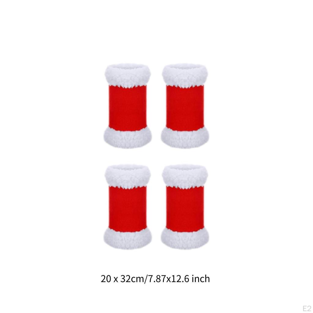 4x Horse Leg Wraps Fly Boots Xmas Breathable Warmer Guard Protection for Christmas