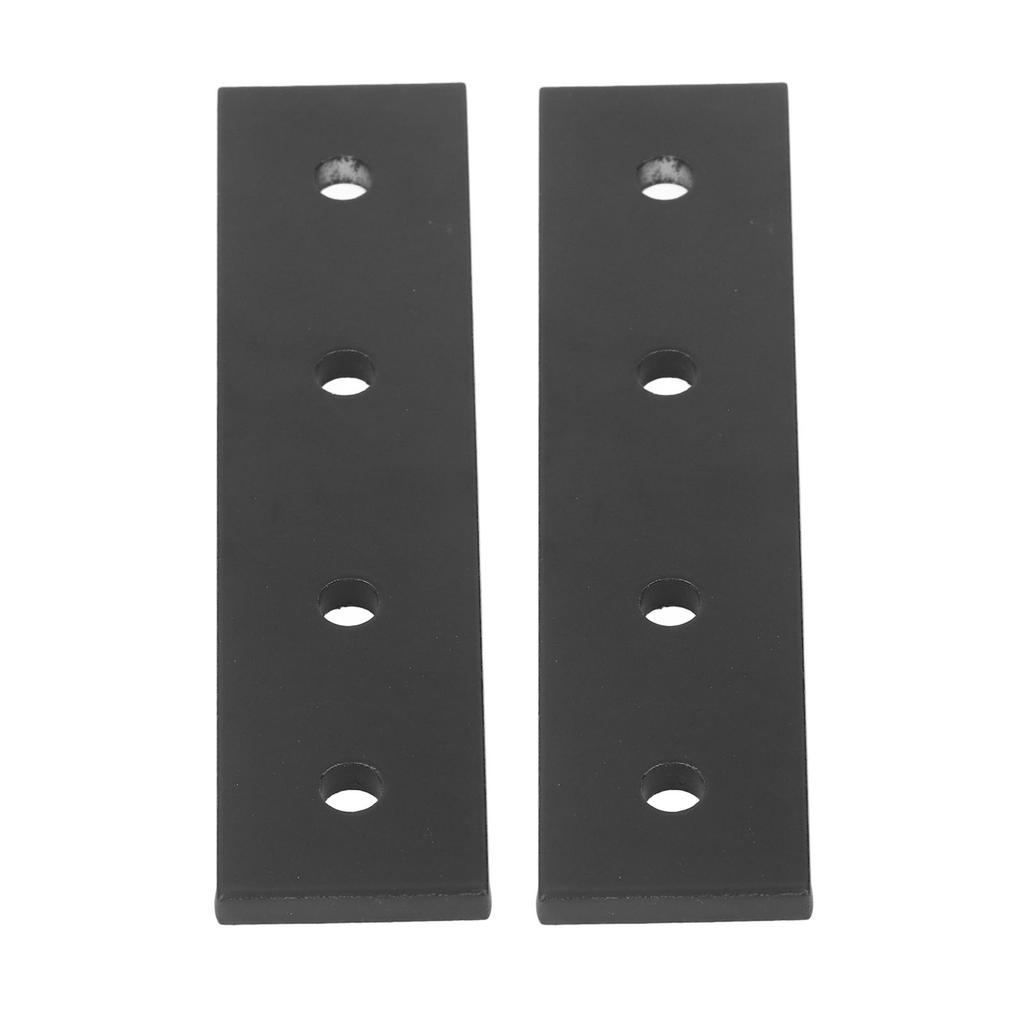 2PCS 4 Hole Connecting Plates Aluminum Alloy Flat Straight Brackets Metal Fastener Accessories 2020
