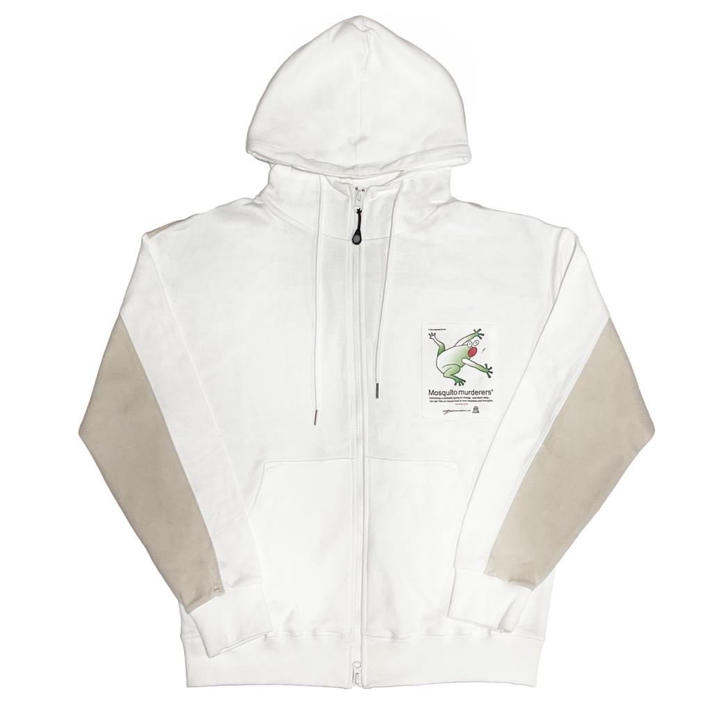 Mosquito Murderers Mosquito Murderers Hoodie Jacket -White