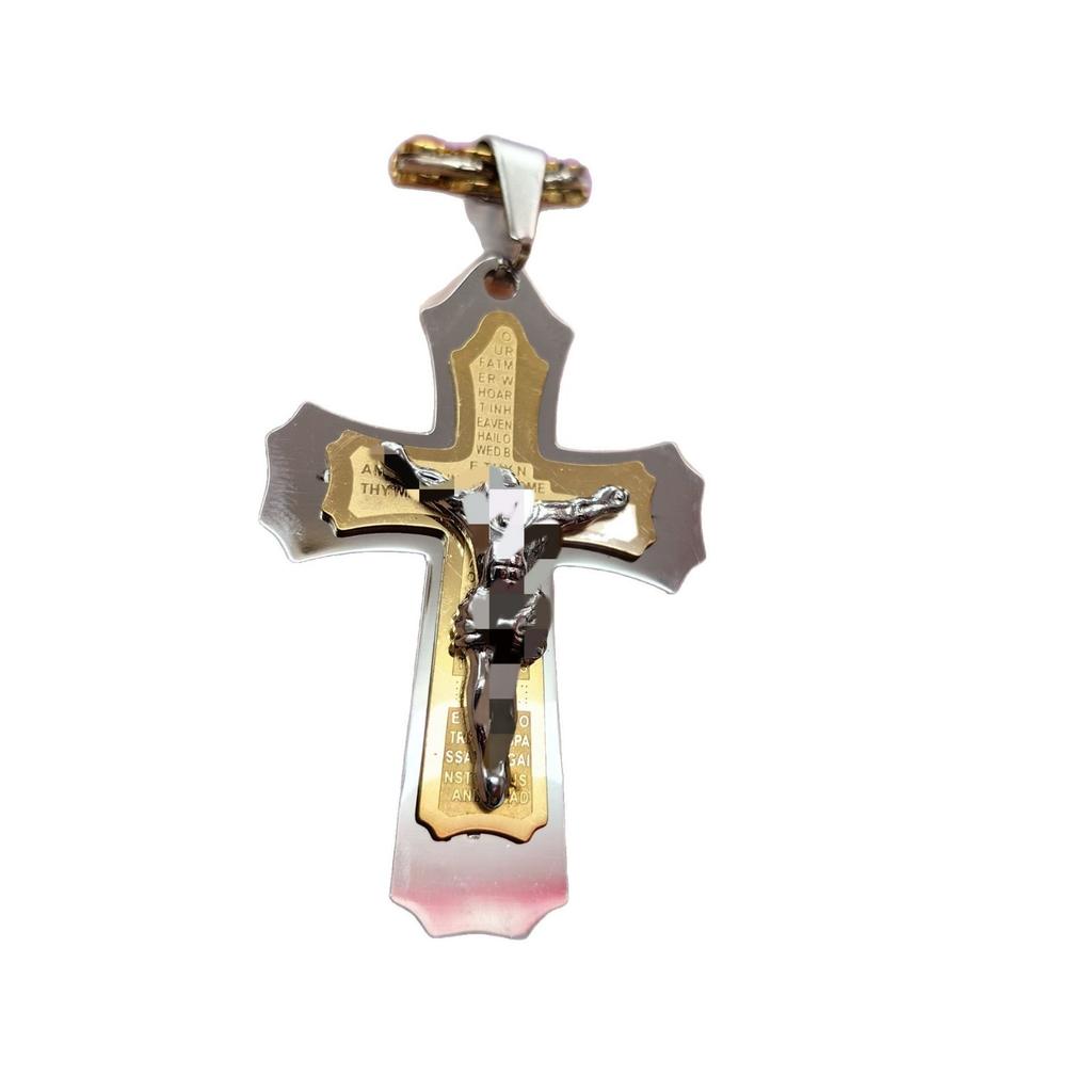 2026 Fashion Trend Personalized Men's Pendant Necklace Jewelry Cross Jewelry Accessories