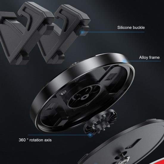 Car Dashboard Mobile Phone Holder 360 Rotating Base Non Slip Mat Universal