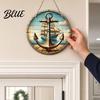 Nautical Wall Art Decorative Hanging Sign Lightweight Wooden Sign with Marine Elements