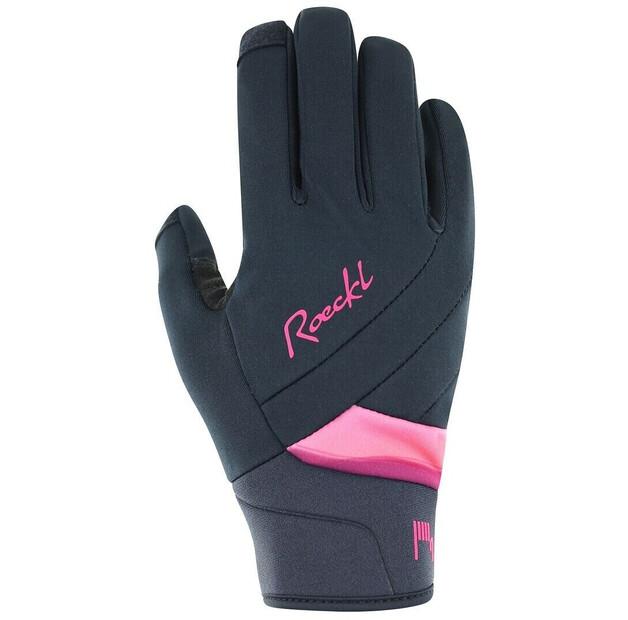Велоперчатки Roeckl Waldau (черный/розовый) 8,5