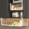 Large Capacity Under Cabinet Storage Rack Carbon Steel Spice Holder  Cabinet