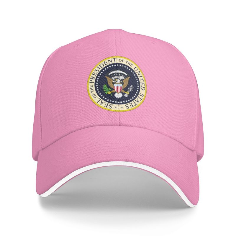 Siegel des Präsidenten der Vereinigten Staaten Baseballkappe Unisex Hip-Hop Trucker-Kappe Polyester Sonnenschutzkappen Hochwertige Kappen