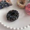 Colored Dot Soft Velvet Headband High Elastic Hair Scrunchie  Women Girl Hair Accessory