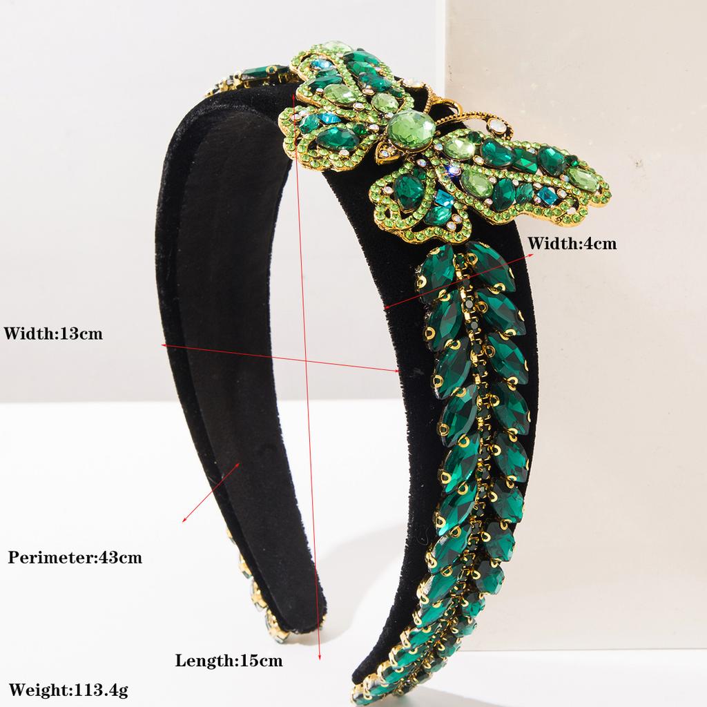 Hairband - Retro-style Butterfly Wide-edge Velvet Hairband - Elegant and Stylish, Highly Versatile Hair Accessory for Women