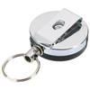 Metal Outdoor Tool Retractable Anti Lost Steel Wire Rope Key Chain High Resilience Alarm Key Ring