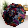 Demon  Pattern, Automatic Folding Umbrella, Portable and Foldable Design, 8 Ribs, a Christmas or Birthday Gift.