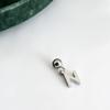 DIY Sliding Chain Alphabet Number Pendant Necklace Personalized Jewelry