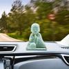 Car Dashboard Bobble Head Doll Solar Powered Little Figure