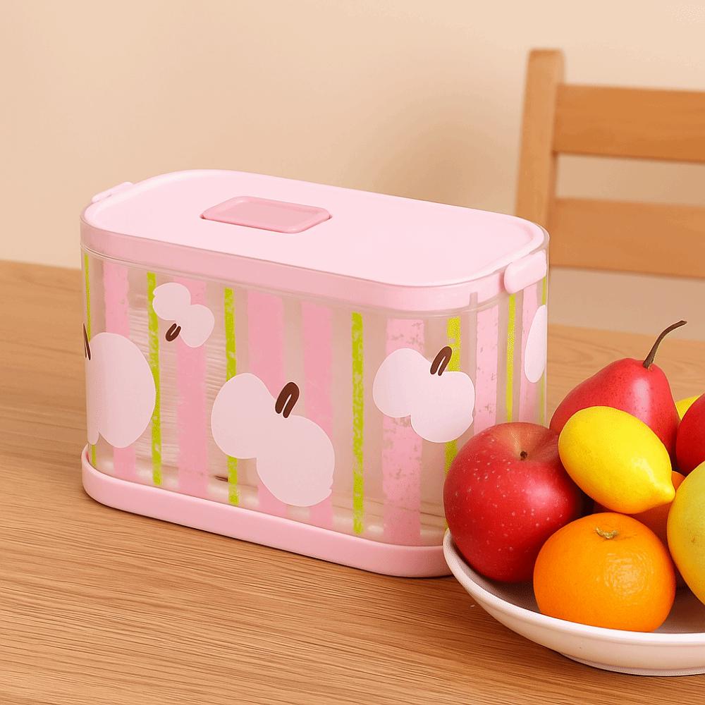 Transparent Disposable Fruit Fork Storage Box Reusable Fork Organizer  Party Use