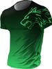 Men T-shirt Graphic Animal Wolf Gradient Crew Neck Clothing Printed 3D Short Sleeve Tee Outdoor Daily Street Oversized T-shirt