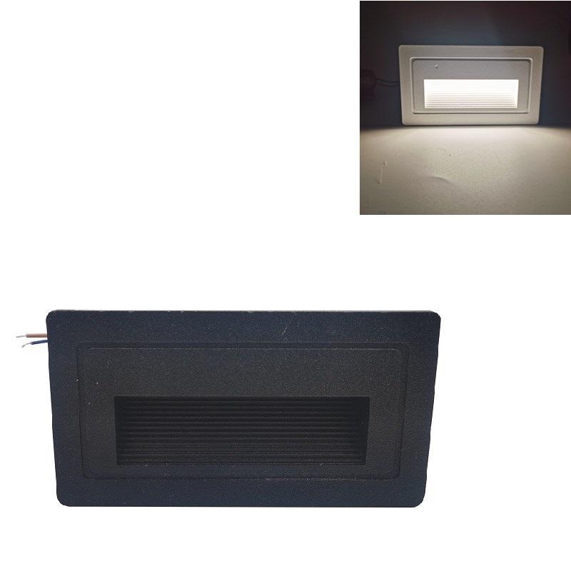 Outdoor Sensor Indoor LED Step Light 15LEDS Waterproof Stair Light Wall Embedded Underground Light Deck Footlights 85-265V IP65