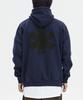 B Logo Hoodie Navy Khaki