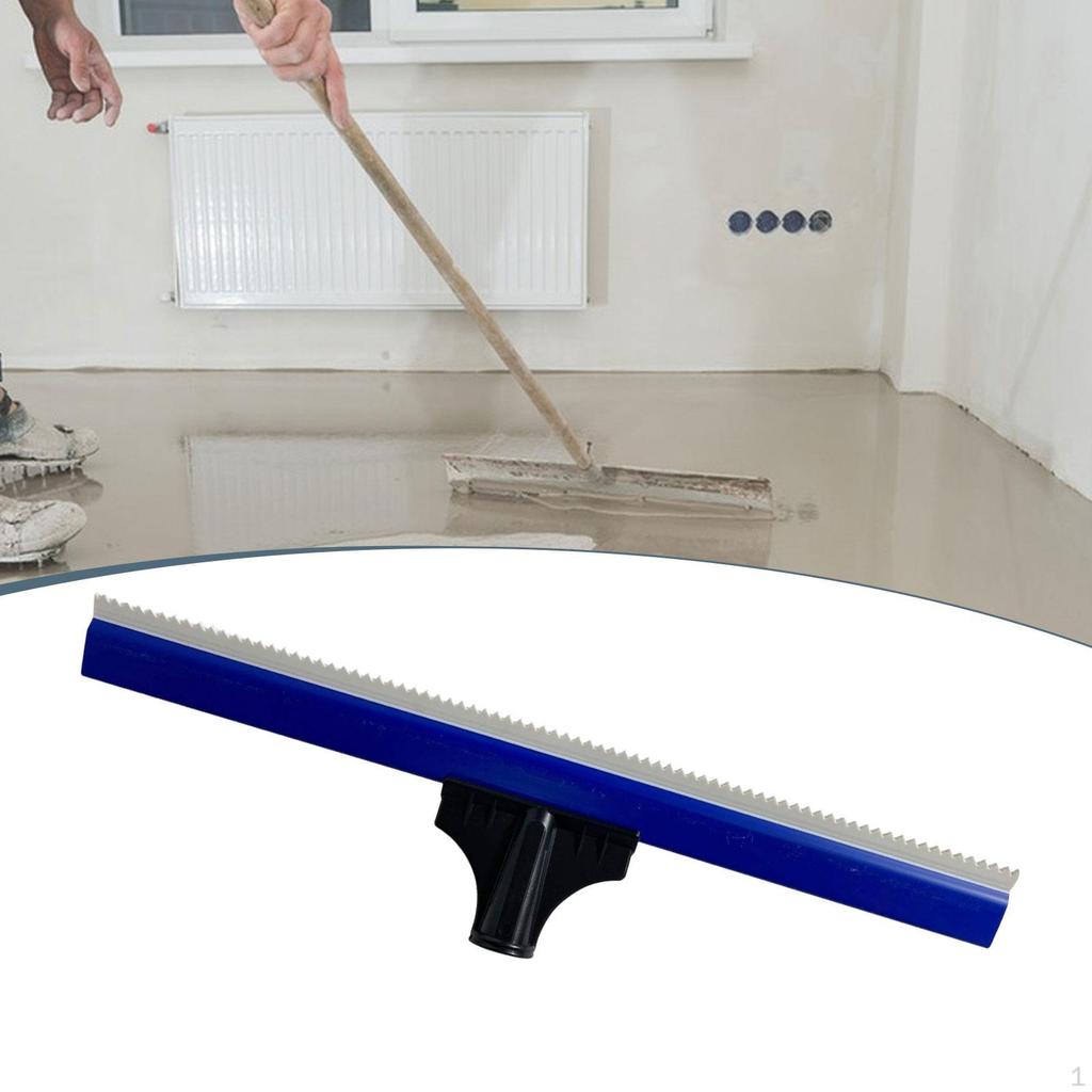 Racletă de pardoseală epoxidică, Raclă din cauciuc moale, cu dinți, plată, pentru începători, Versatil