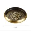 Chinese Style Metal Tea Cup Coaster Heat Insulation Cup Pad Drink Cup Coaster for Tea Coffe Milk Kitchen Supplies