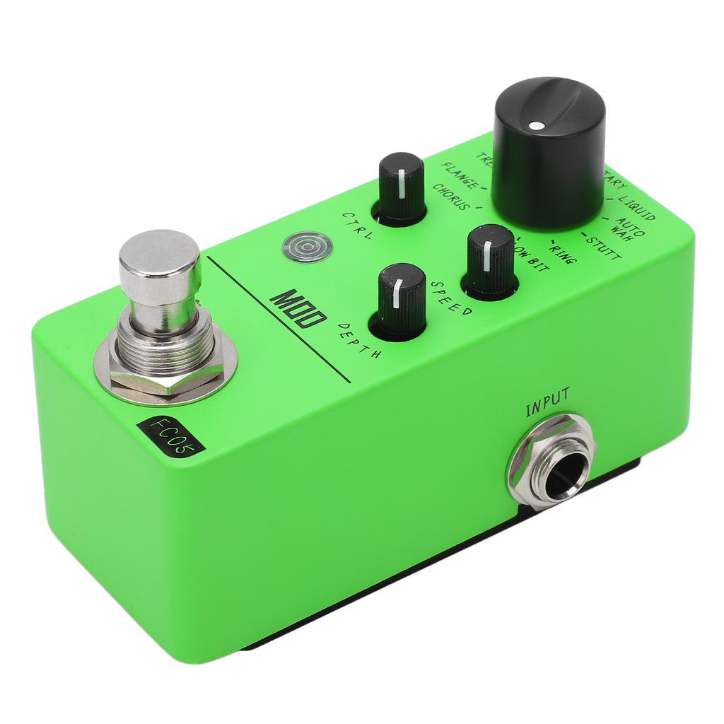 Electric Guitar Effect Pedal 11 Types Classic Effects 1 4in Mono Audio Interface Mini Modulation Pedal