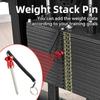 Universal Gym Weight Pin Reinforced Weight Machine Pin Professional Weight Stack Pin Gym Equipment