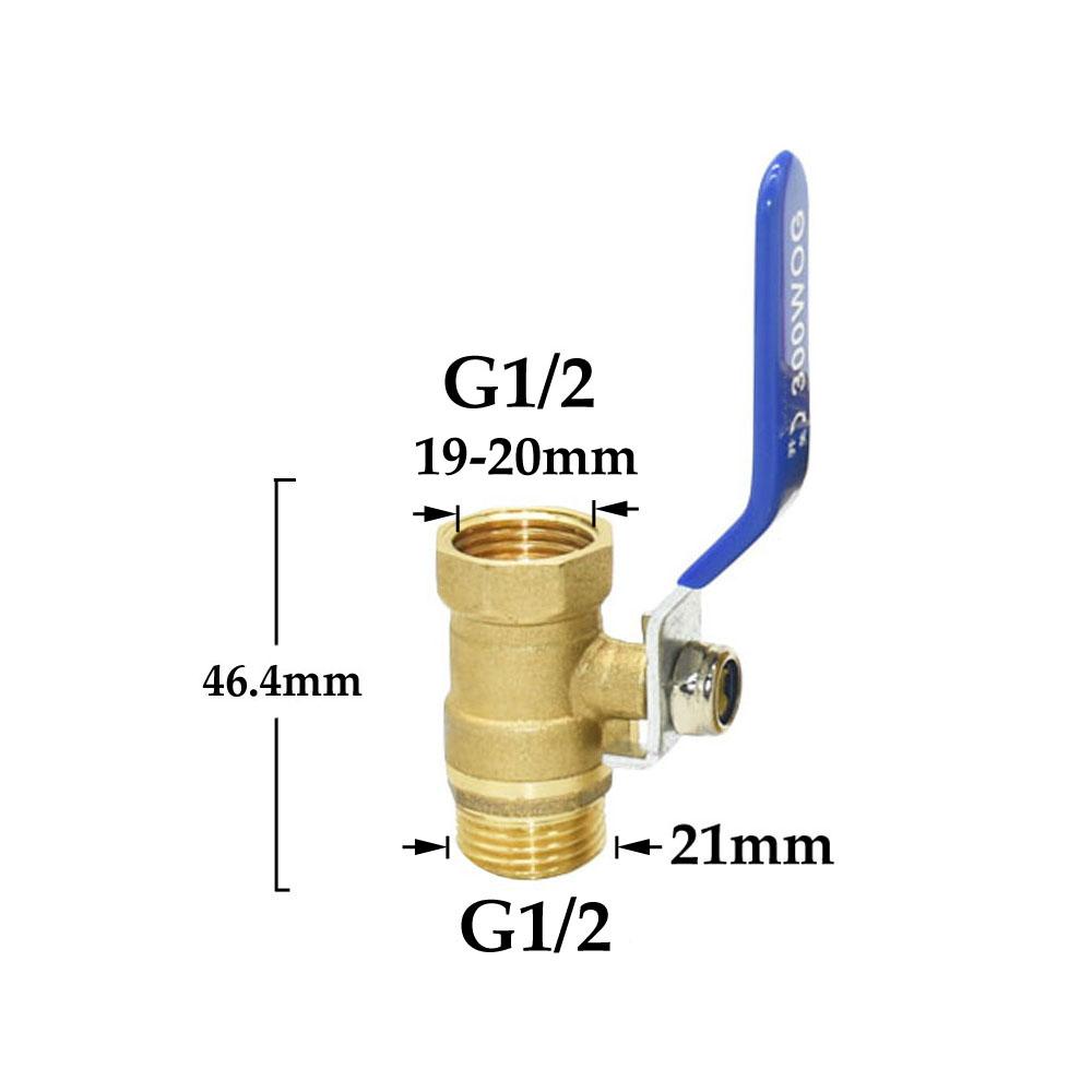 

Brass 1/2 3/4 1inch Male Female Thread Valve Connector Copper Tap Hose Fittings Brass Metal Thread Repair Coupler Joint