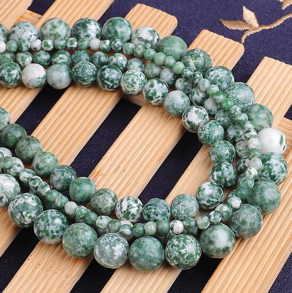 Natural African Jade Stone Round Loose Beads for Jewelry Making 15'' Strand 4/6/8/10/12mm